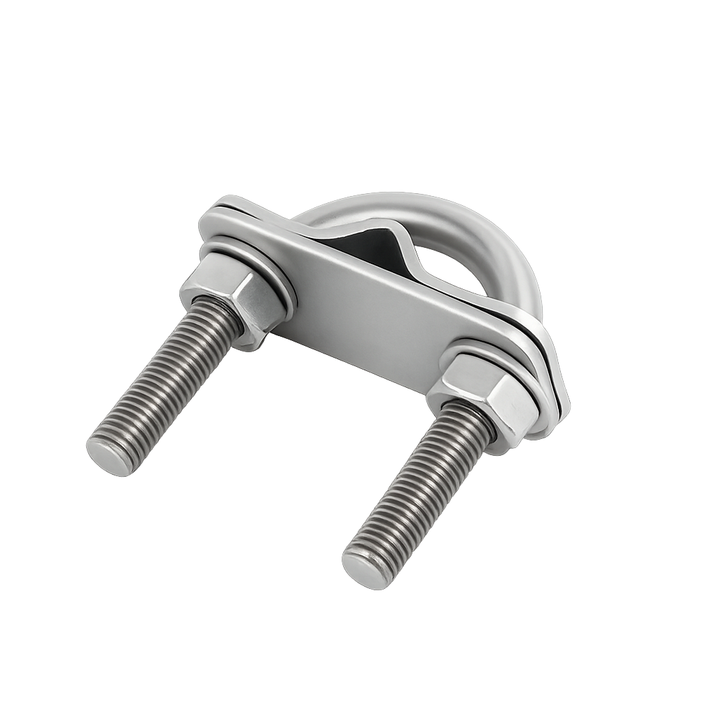 U-bolt Rebar to Conductor Clamps